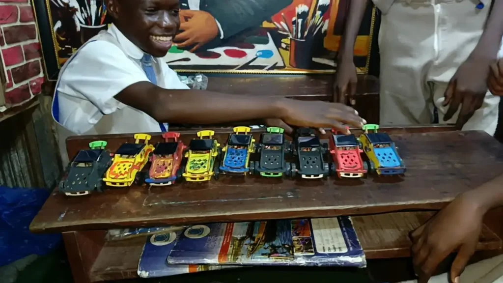 Students using solar STEM kits for hands-on learning